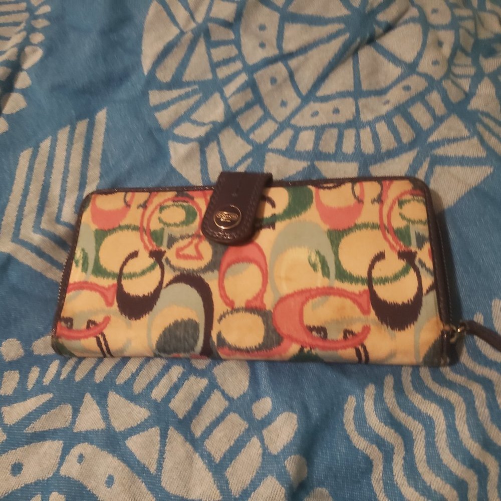 Canvas Coach Signature Wallet